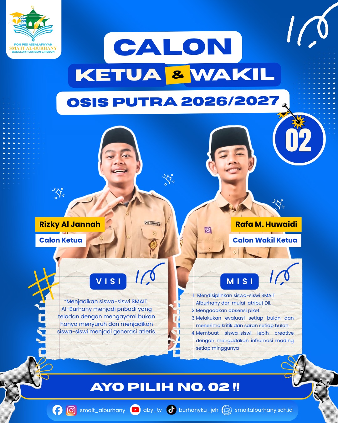 Foto Calon Rizky Al Jannah dan Rafa Muhammad Huwaidi
